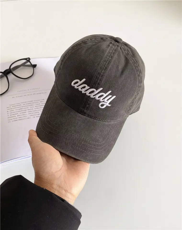 American Style Vintage Washed Big Head Cap for Women - Image 4