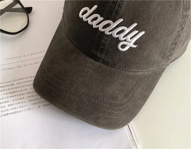 American Style Vintage Washed Big Head Cap for Women - Image 5