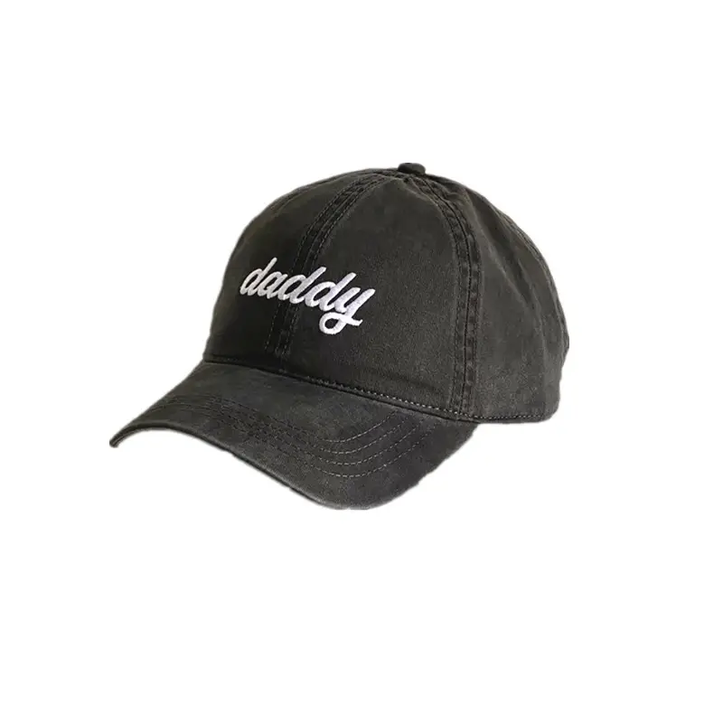 American Style Vintage Washed Big Head Cap for Women - Image 6