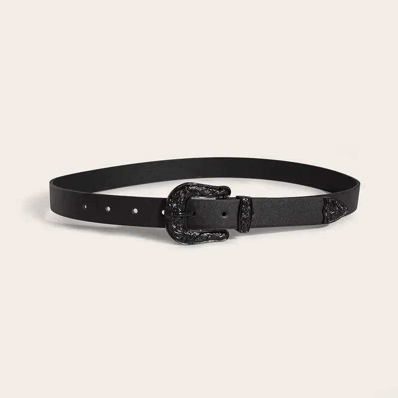 Black Painted PU Belt for Women — feature 5