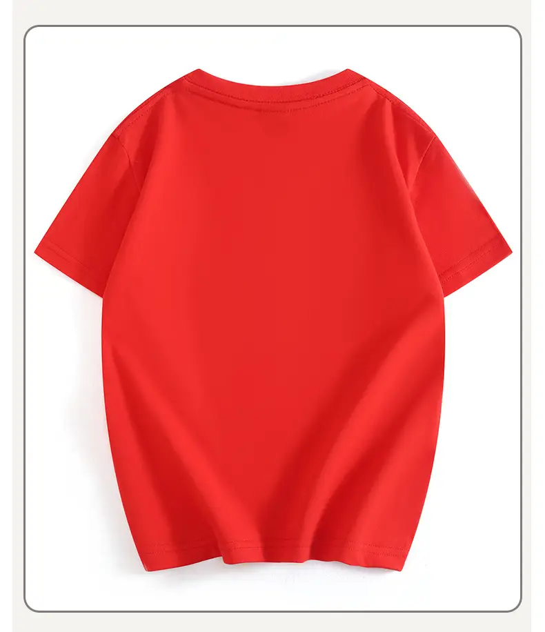 Girls Happy New Year T-Shirt Black Round Neck Short Sleeve — feature 35