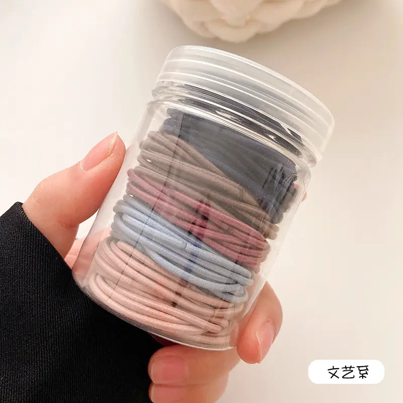 2025 Rainbow Rubber Hair Ties for Women High Elasticity Durable - Image 12