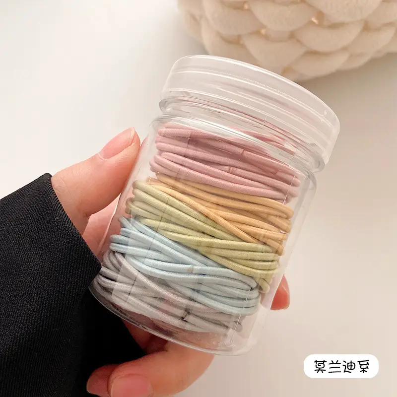 2025 Rainbow Rubber Hair Ties for Women High Elasticity Durable - Image 13