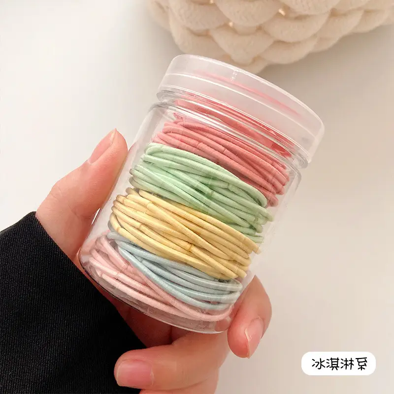 2025 Rainbow Rubber Hair Ties for Women High Elasticity Durable - Image 15