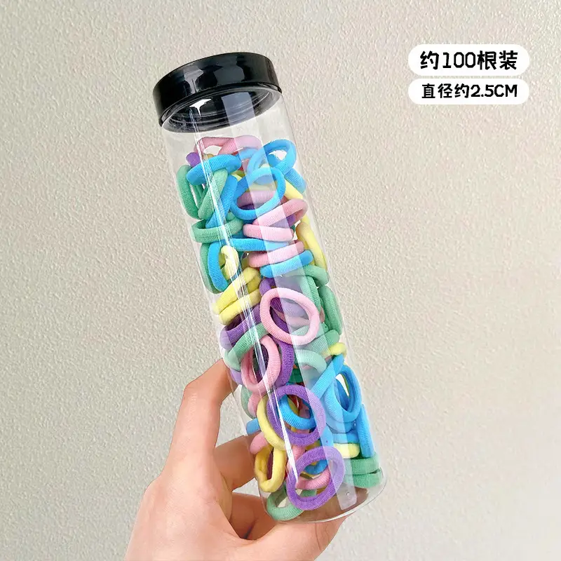 2025 Rainbow Rubber Hair Ties for Women High Elasticity Durable - Image 16