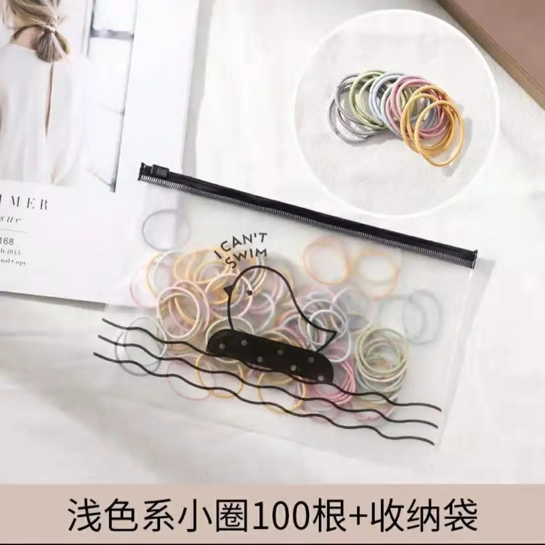 2025 Rainbow Rubber Hair Ties for Women High Elasticity Durable - Image 32