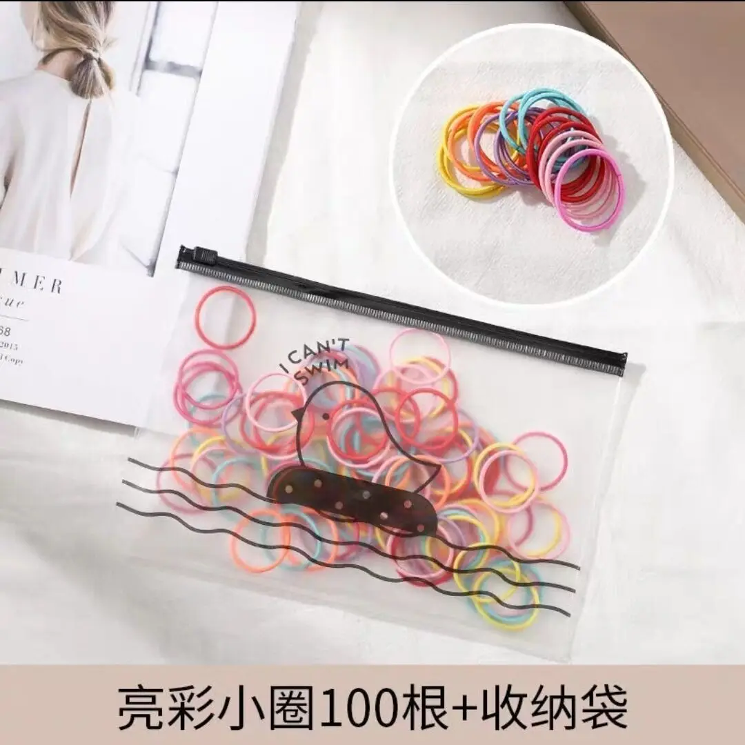 2025 Rainbow Rubber Hair Ties for Women High Elasticity Durable - Image 33
