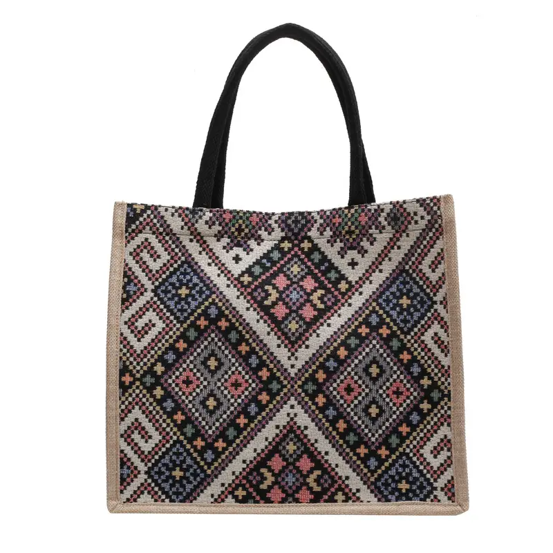 Ethnic Pattern Large Capacity Women's Tote Bag