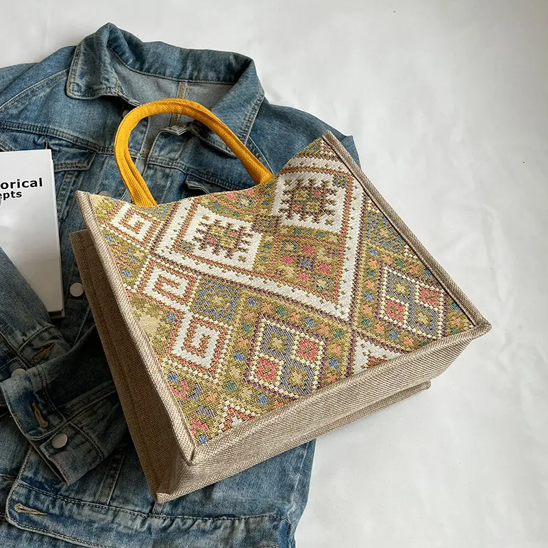 Ethnic Pattern Large Capacity Women's Tote Bag
