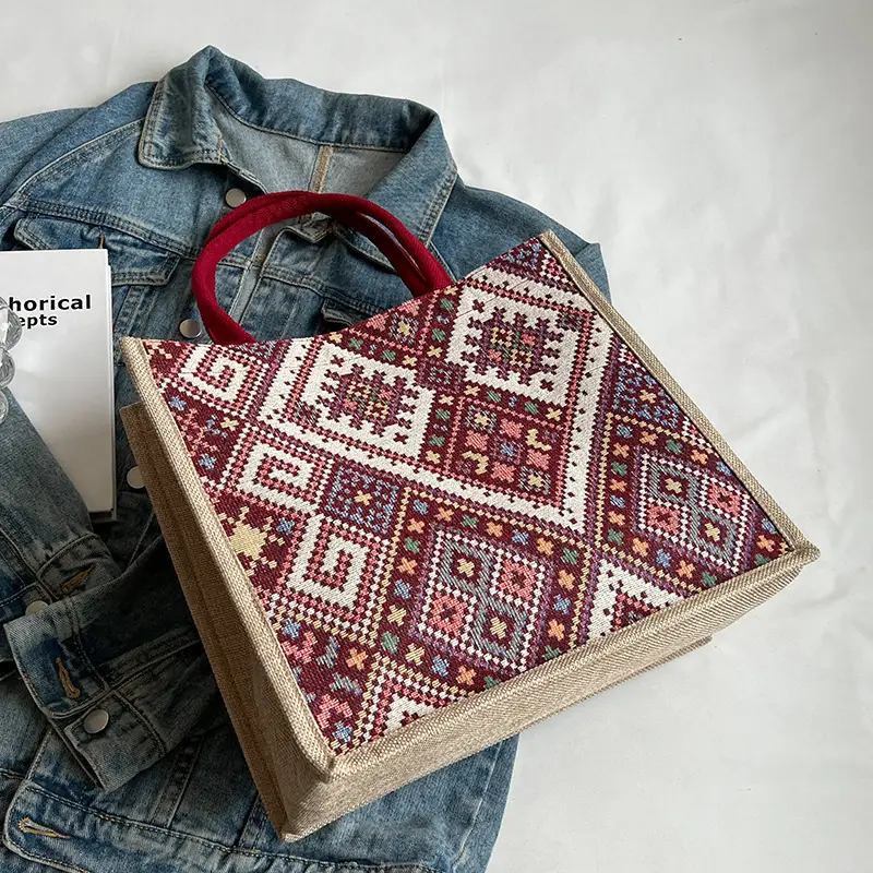 Ethnic Pattern Large Capacity Women's Tote Bag