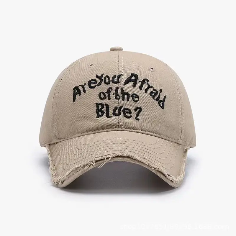 Women Baseball Cap White Black Retro Edge Japanese Style — feature 4
