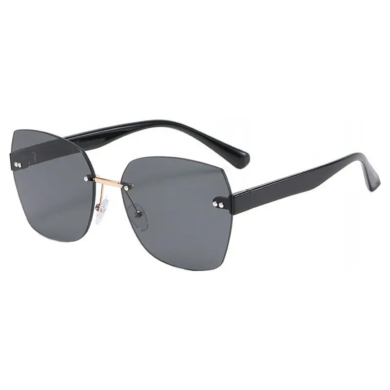 Women Frameless UV Protection Sunglasses 2024 - Image 8