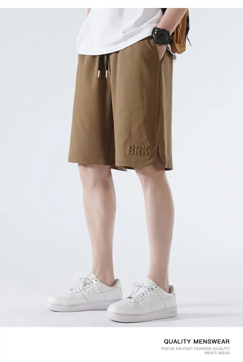 Men Pique Knit Shorts Black 2026 Summer — feature 13