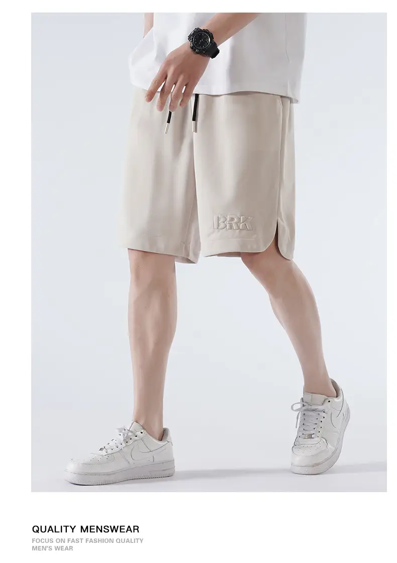 Men Pique Knit Shorts Black 2026 Summer — feature 26