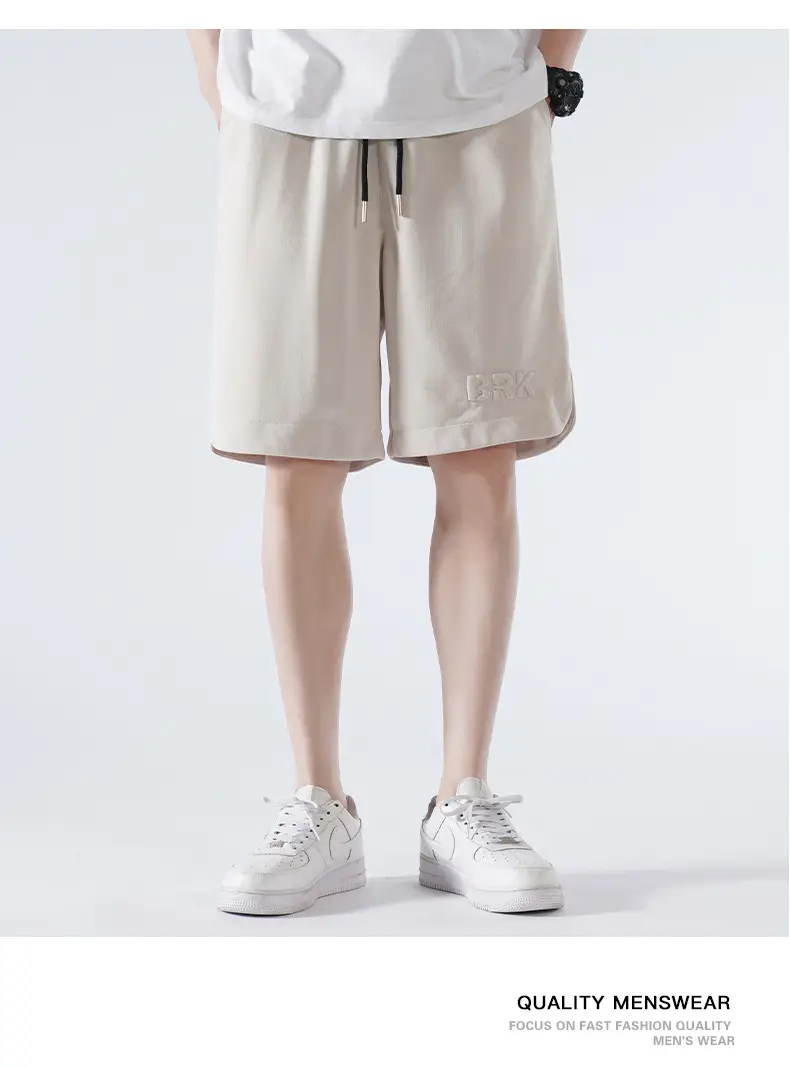 Men Pique Knit Shorts Black 2026 Summer — feature 27