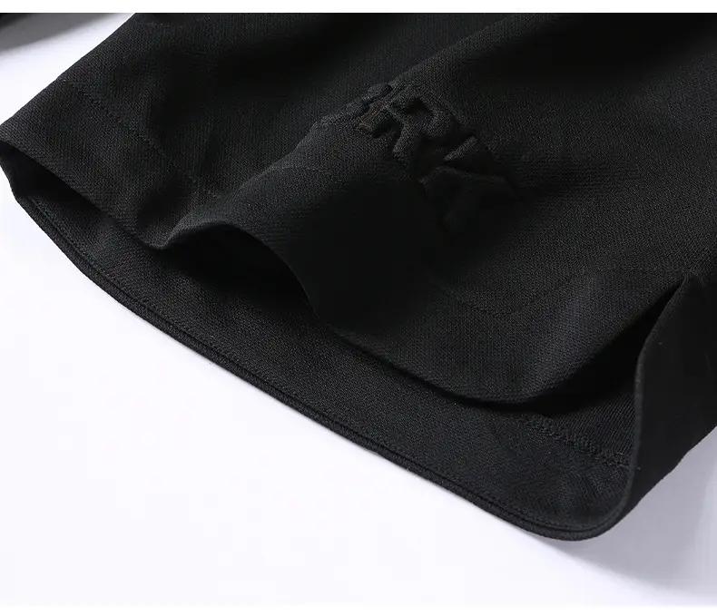 Men Pique Knit Shorts Black 2026 Summer — feature 34