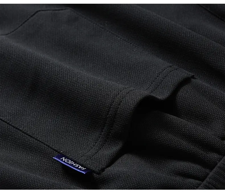 Men Pique Knit Shorts Black 2026 Summer — feature 35