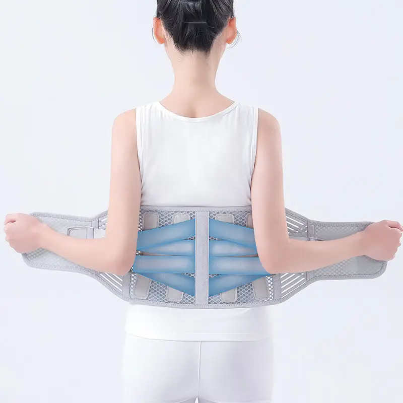 Medical Grade Waist Support Belt with Steel Plate & Breathable Mesh
