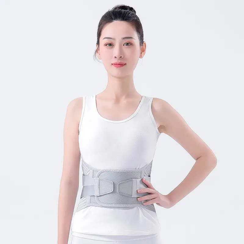 Medical Grade Waist Support Belt with Steel Plate & Breathable Mesh
