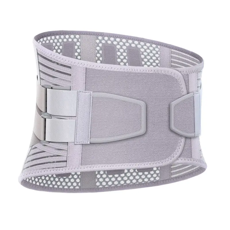 Medical Grade Waist Support Belt with Steel Plate & Breathable Mesh