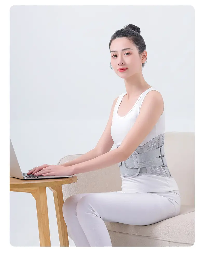 Medical Grade Waist Support Belt with Steel Plate & Breathable Mesh — feature 26