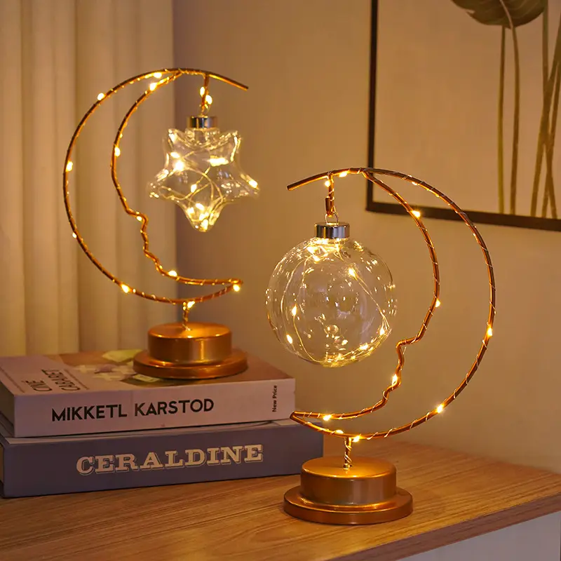 Cross-Border LED Smiley Moon Lamp Ball Decor - Image 4