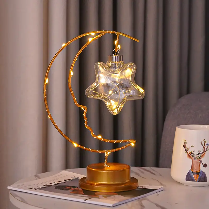 Cross-Border LED Smiley Moon Lamp Ball Decor - Image 2