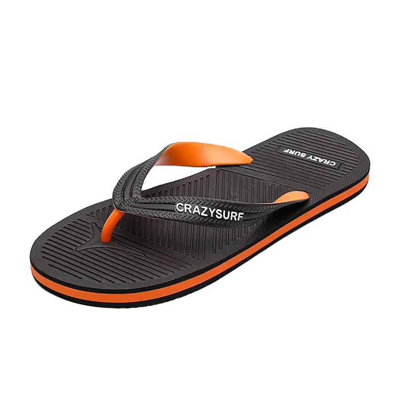 Men Black Casual Sandals Crazy Surf Lightweight Non-Slip