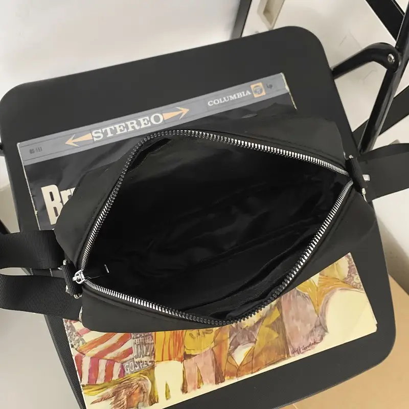 White Japanese Style Crossbody Bag for Men - Image 6