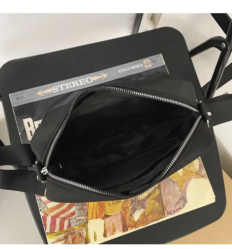 White Japanese Style Crossbody Bag for Men — feature 40