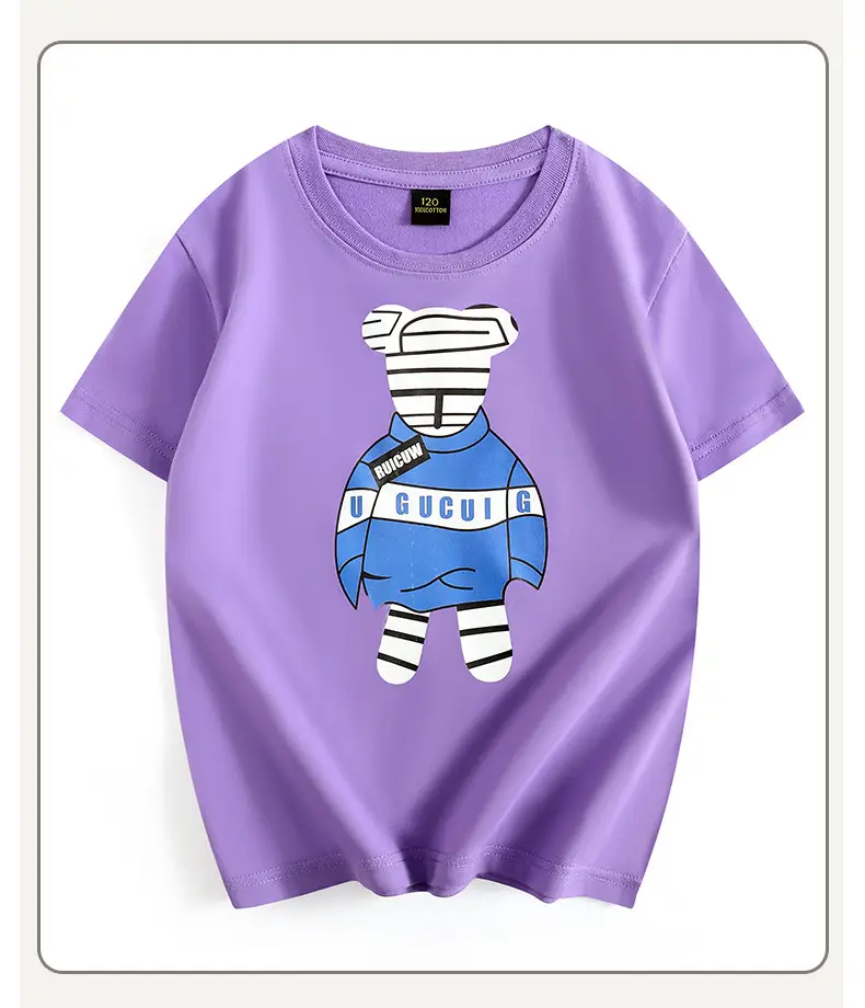 Green Graphic T-Shirt for Boys Girls Round Neck Short Sleeve Summer Wear — feature 38
