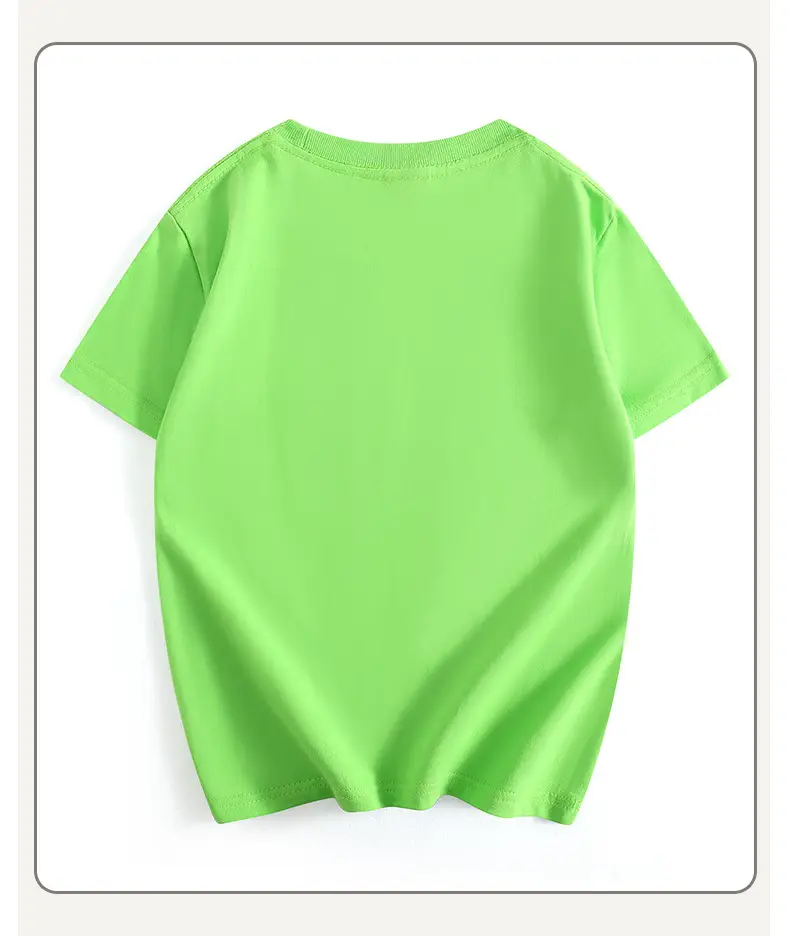 Green Graphic T-Shirt for Boys Girls Round Neck Short Sleeve Summer Wear — feature 43