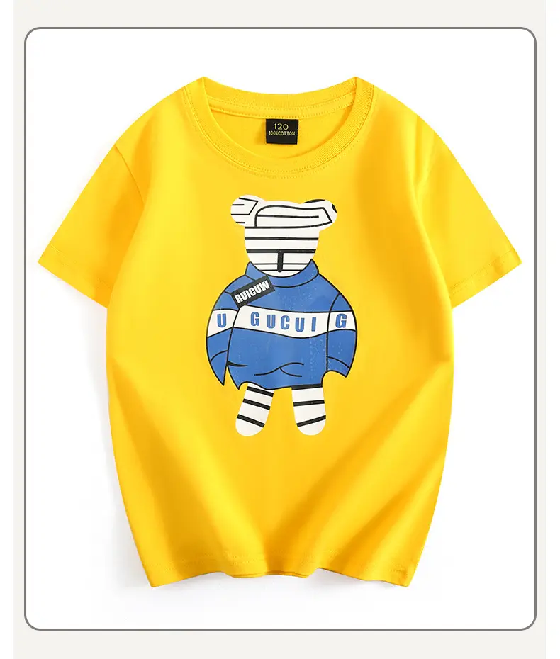 Green Graphic T-Shirt for Boys Girls Round Neck Short Sleeve Summer Wear — feature 44