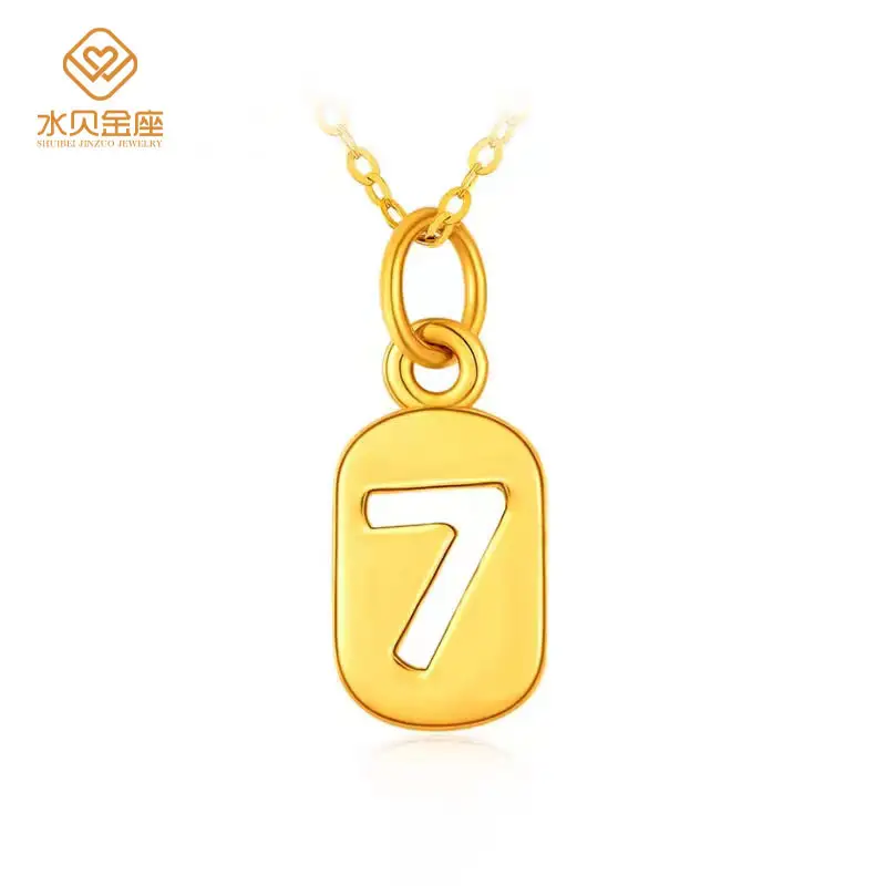 Water shell Gold Pendant Set for Women 3D Hard Gold — feature 16