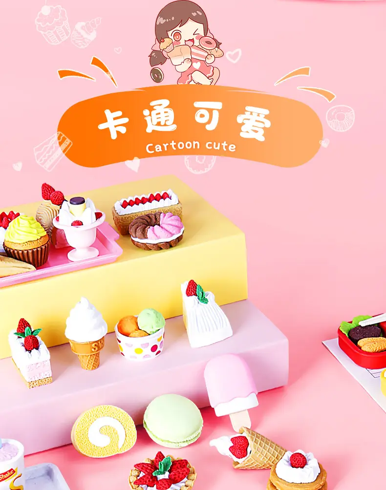 Wholesale Japanese Iwako Cartoon Detachable Combination Toy Gift Stationery Set Gift Eraser Assembly — feature 12