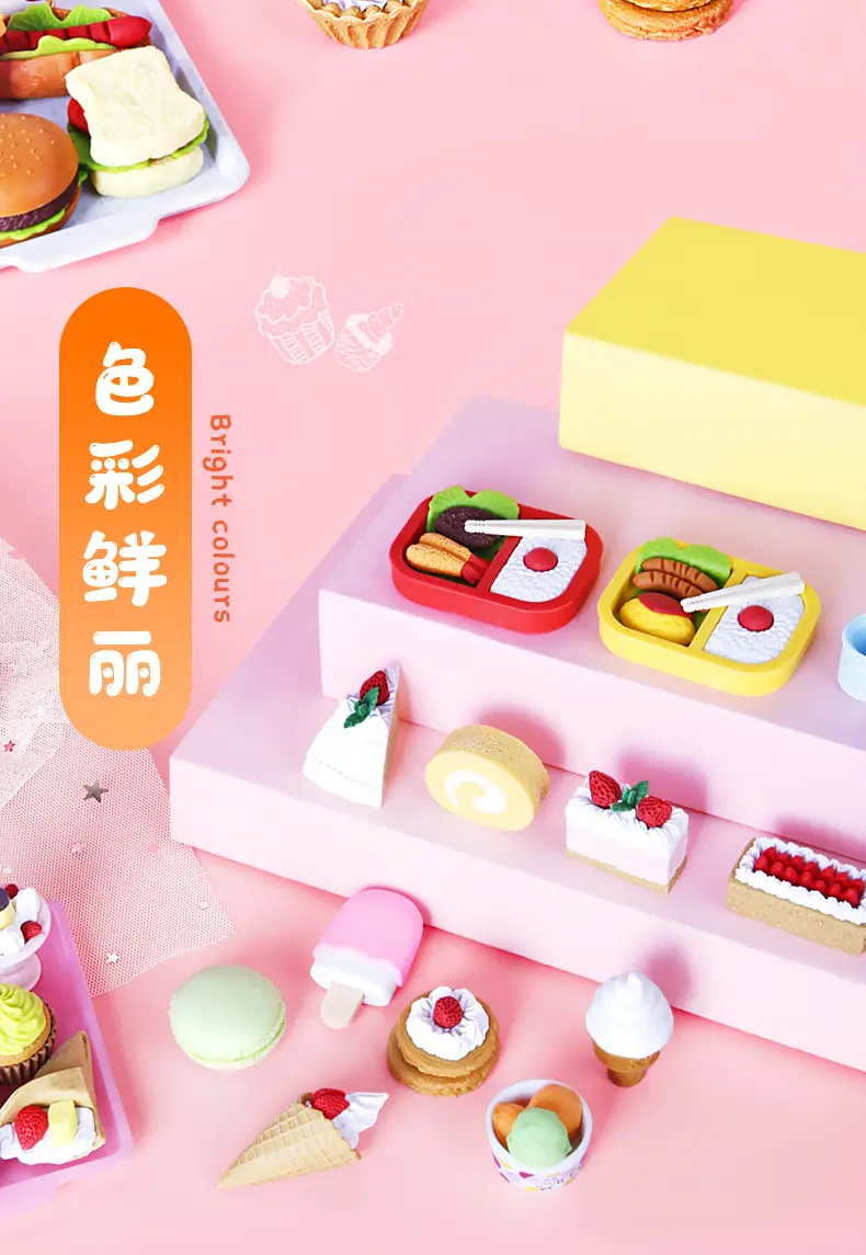 Wholesale Japanese Iwako Cartoon Detachable Combination Toy Gift Stationery Set Gift Eraser Assembly — feature 13