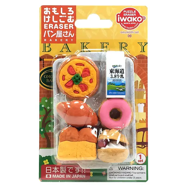 Wholesale Japanese Iwako Cartoon Detachable Combination Toy Gift Stationery Set Gift Eraser Assembly
