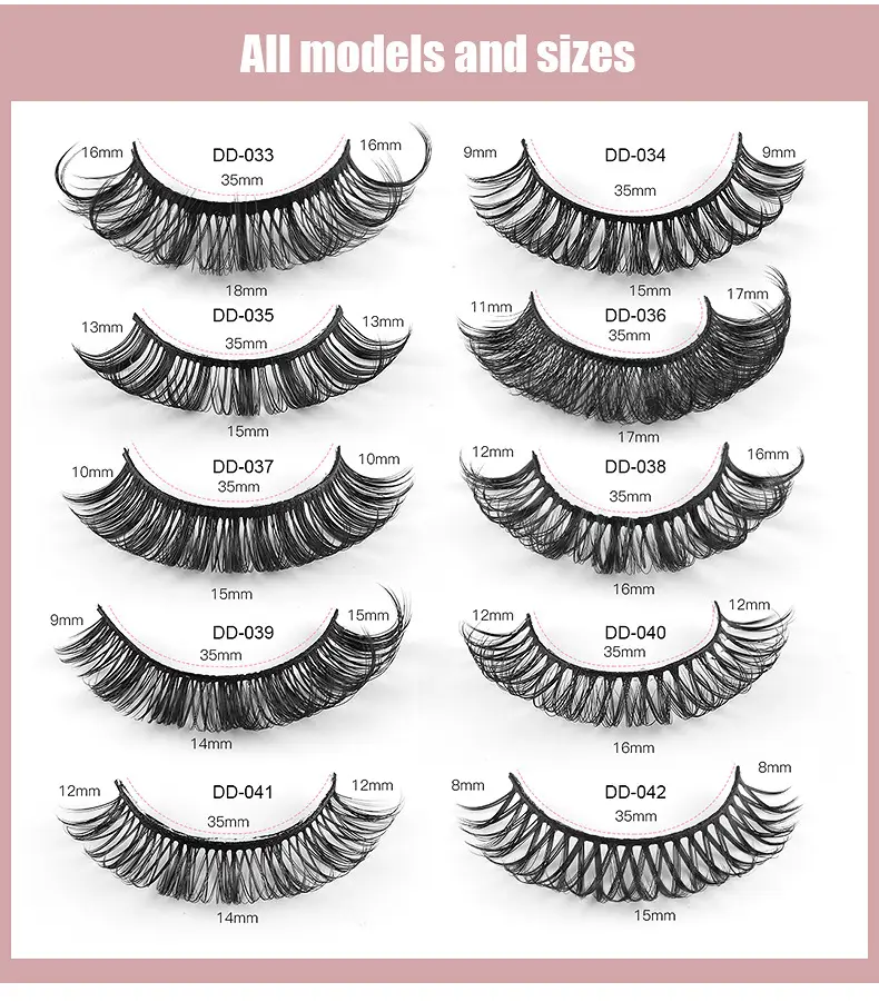 False Eyelashes 10 Pairs Chemical Fiber Natural Grafted Thick Curled — feature 4