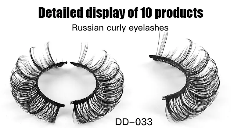 False Eyelashes 10 Pairs Chemical Fiber Natural Grafted Thick Curled — feature 5