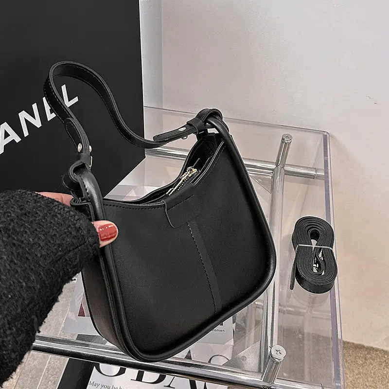 Black Korean Style Shoulder Bag for Women 2026 - Image 14