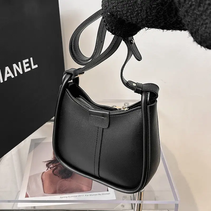 Black Korean Style Shoulder Bag for Women 2026 - Image 5