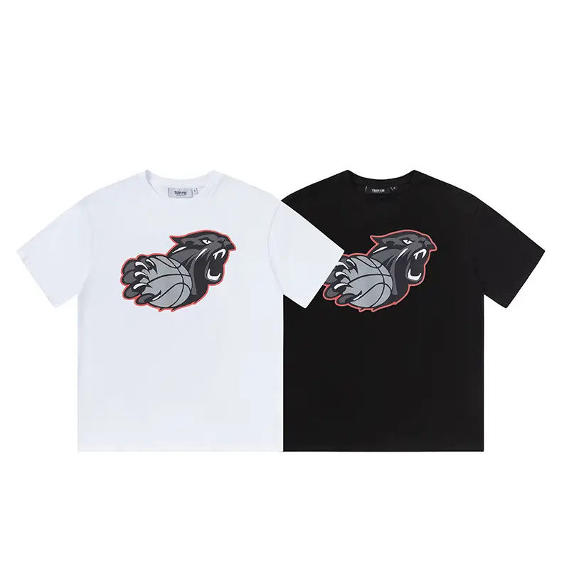 Cross-Border Trapstar T-Shirt Grey Short Sleeve - Image 48