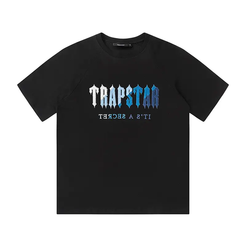 Cross-Border Trapstar T-Shirt Grey Short Sleeve - Image 11