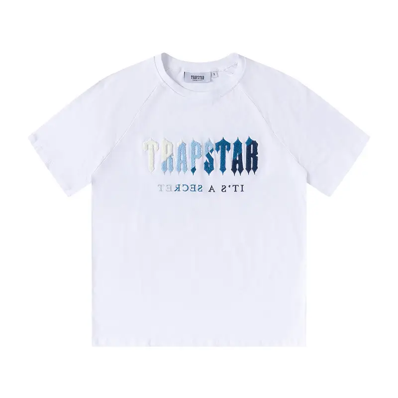 Cross-Border Trapstar T-Shirt Grey Short Sleeve - Image 13