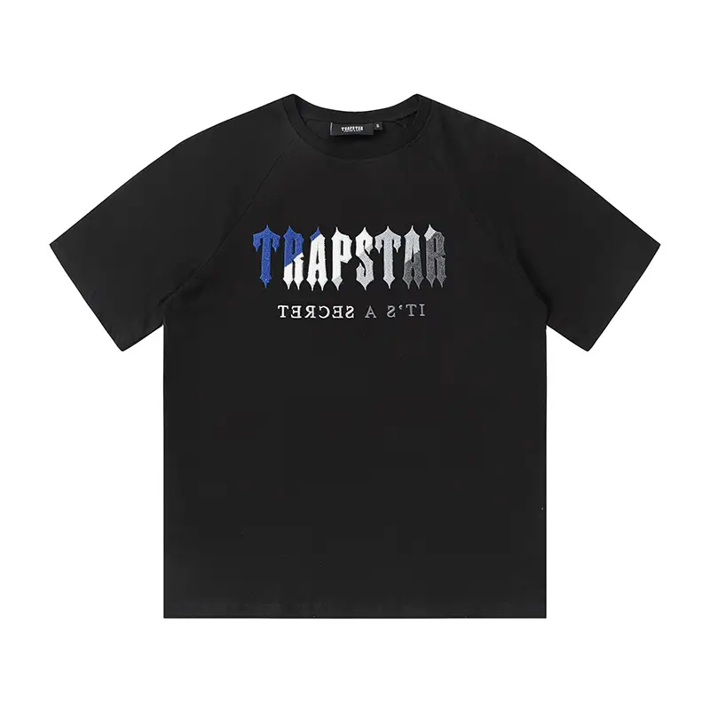Cross-Border Trapstar T-Shirt Grey Short Sleeve - Image 14