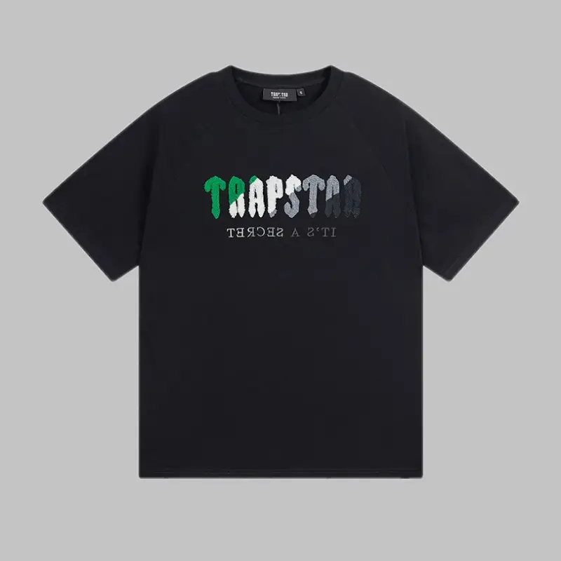Cross-Border Trapstar T-Shirt Grey Short Sleeve - Image 24