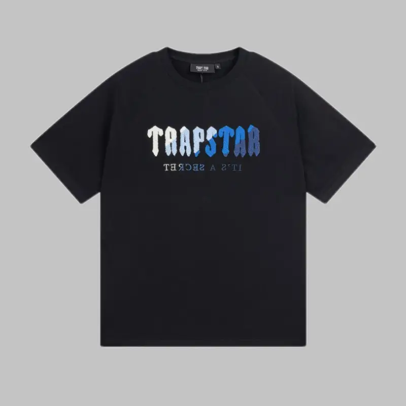 Cross-Border Trapstar T-Shirt Grey Short Sleeve - Image 29