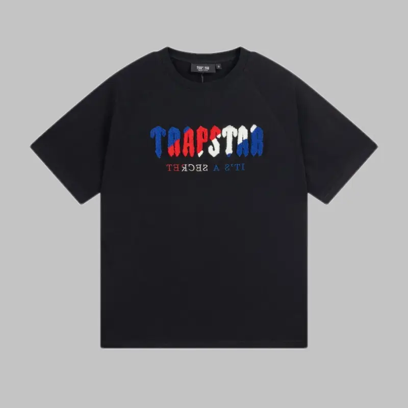 Cross-Border Trapstar T-Shirt Grey Short Sleeve - Image 38