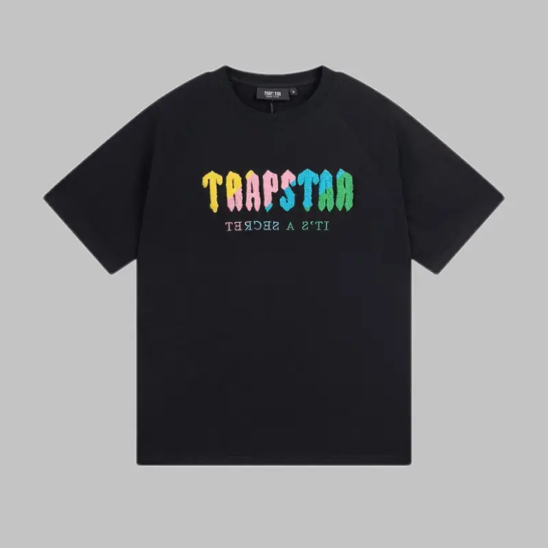 Cross-Border Trapstar T-Shirt Grey Short Sleeve - Image 42