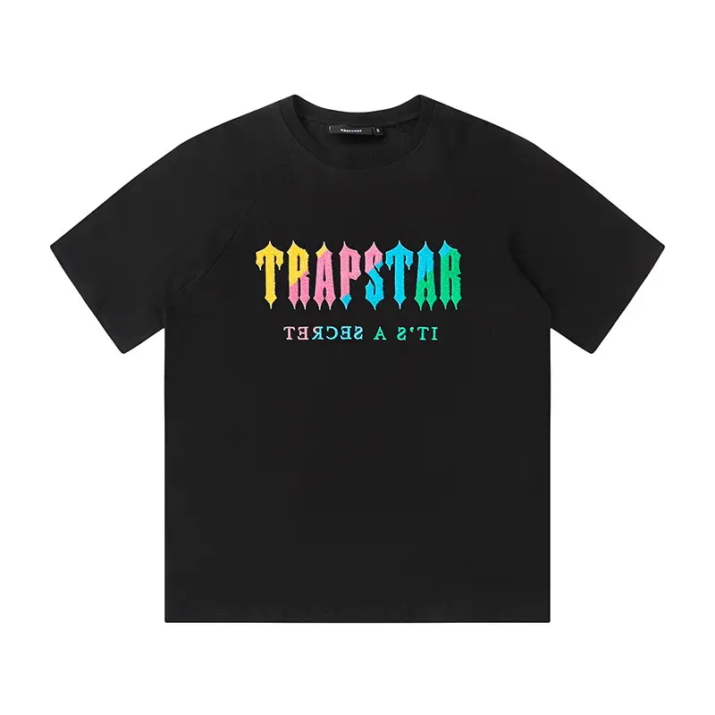 Cross-Border Trapstar T-Shirt Grey Short Sleeve - Image 9